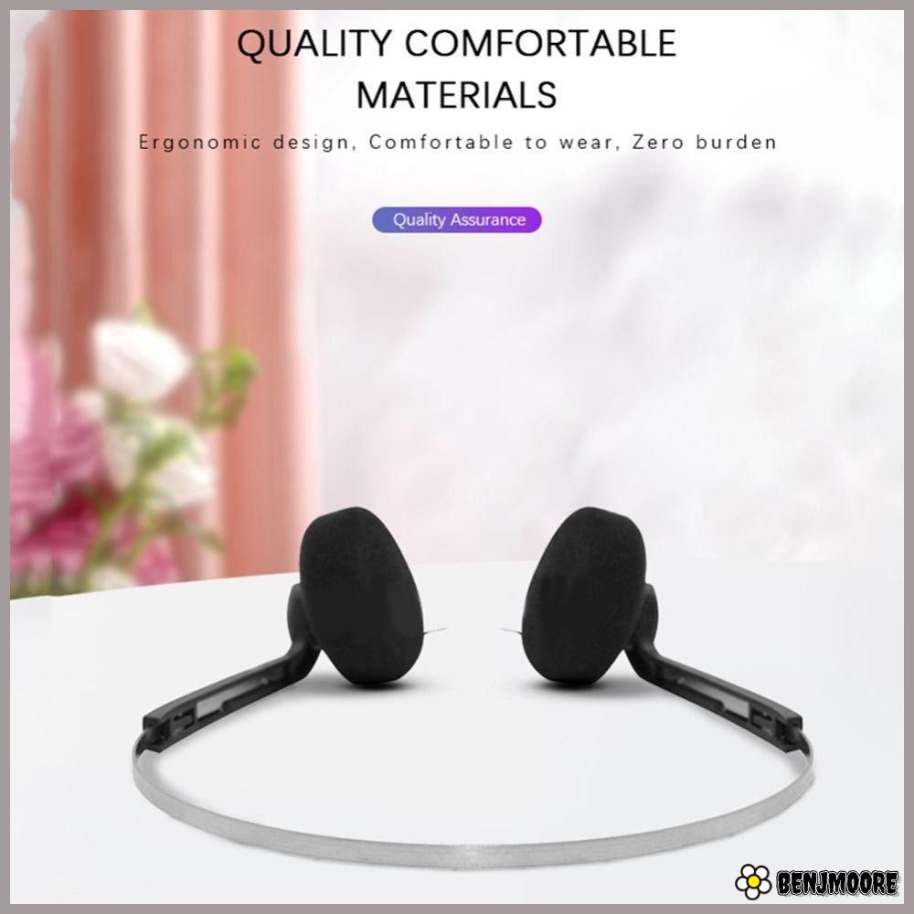 BENJMOORE Classic Vintage-80s Headphones, Fashion Portable Wired Small Headphones, Sports Wired ABS 