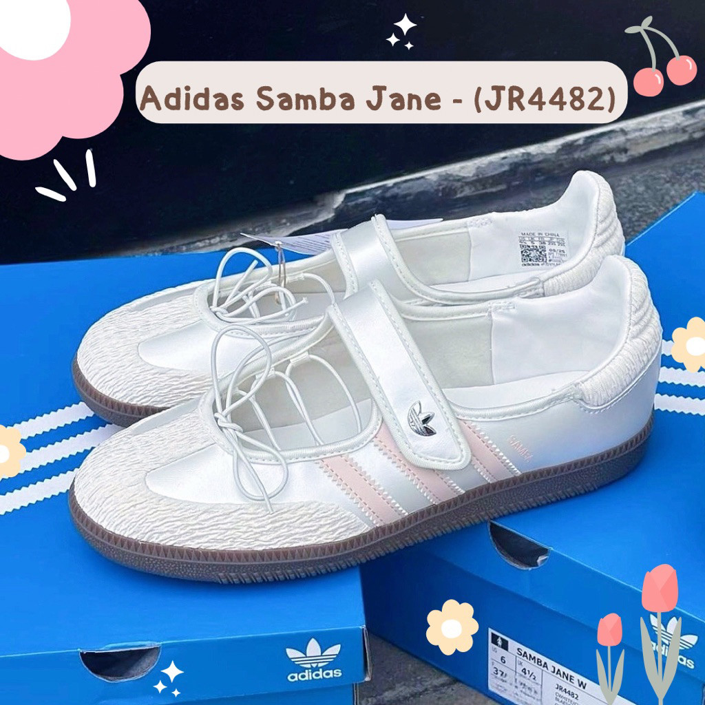[พรีออเดอร์ ของแท้ 100%] Adidas Samba Jane - (JR4482) Color: Cloud White/Pink