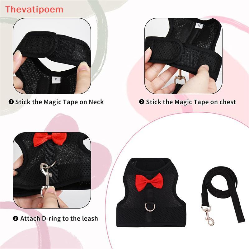 [Thevatipoem] ชุดสายรัดและสายจูงกระต่าย, เสื้อกั๊กสายรัดนิรภัยกระต่ายและหนูตะเภา – ชุดสายจูงสายรัดหน้าอกแบบปรับได้สําหรับสัตว์เลี้ยงขนาดเล็ก HOT ราคา ถูกที่สุด ดีลบีเคเค แกลเลอรีภาพที่ 8