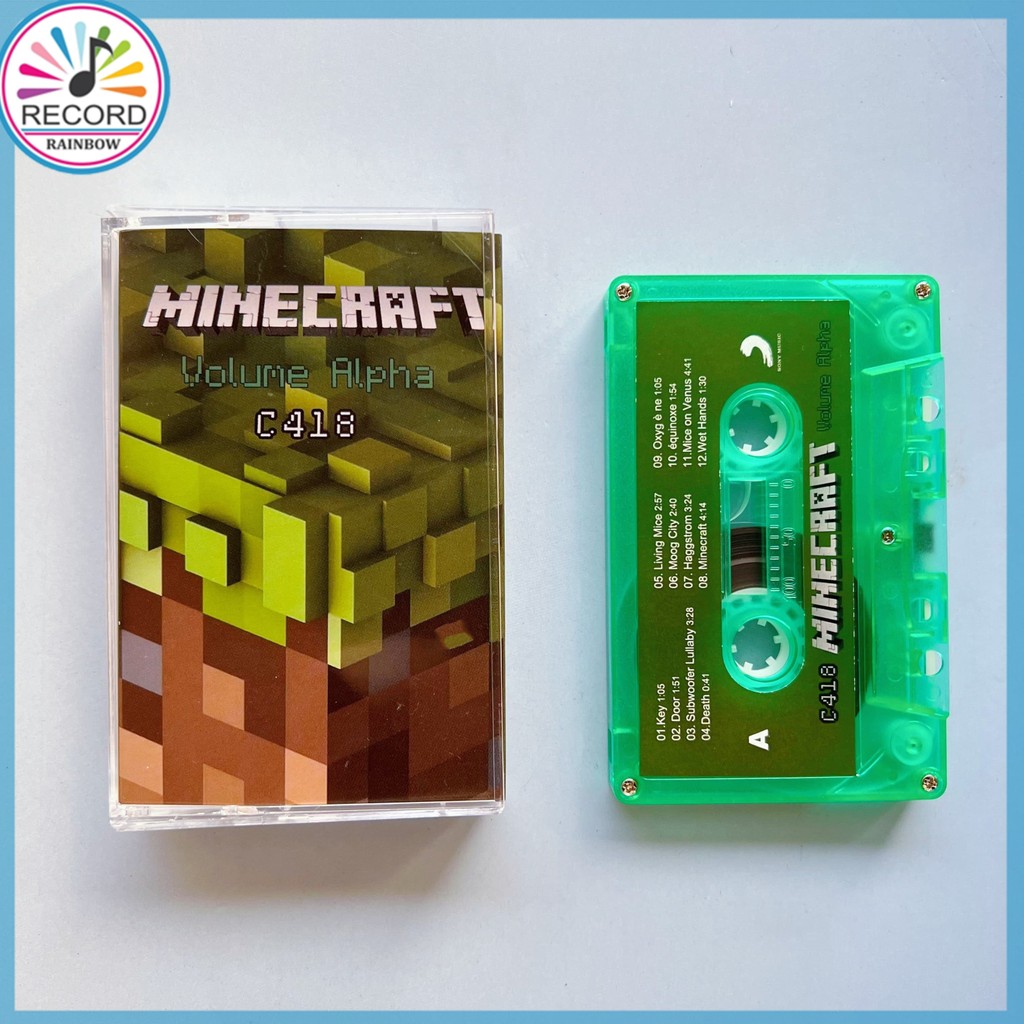 C418 Minecraft Volume Alpha Cassette Tape Brand New [Sealed] Original-TH2