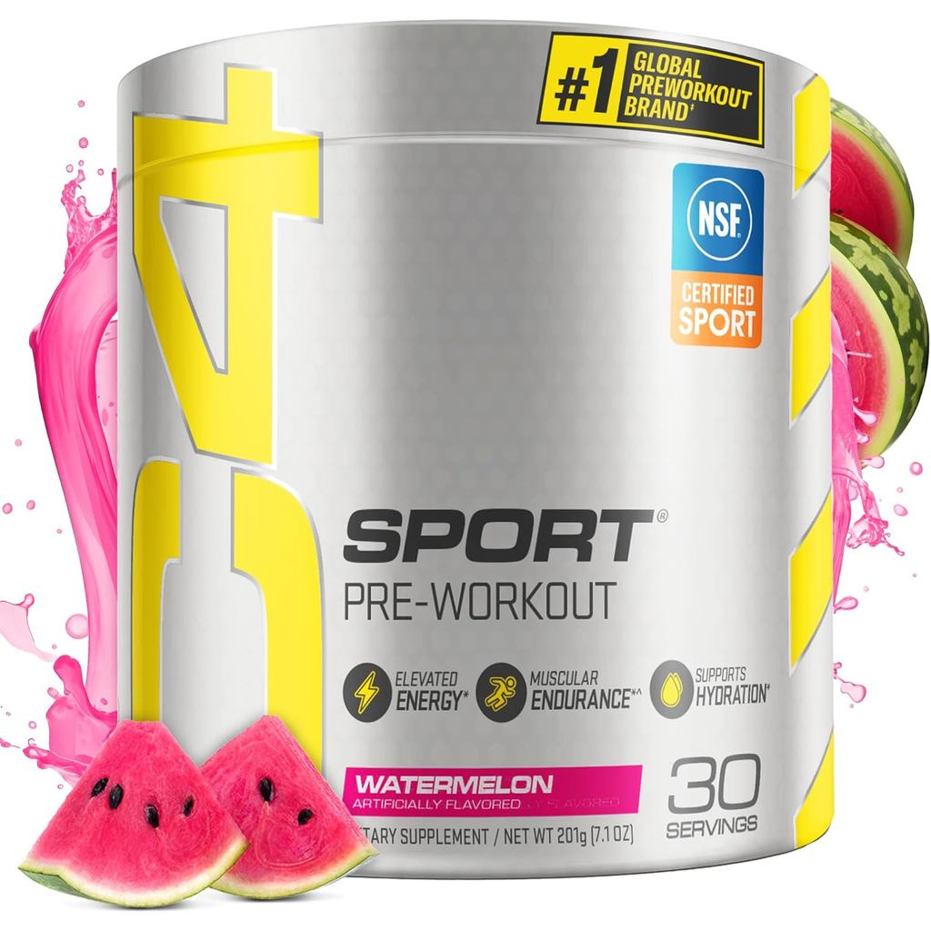 Cellucor C4 Sport Pre Workout Powder Watermelon - NSF Certified for Sport + Preworkout Energy Supple
