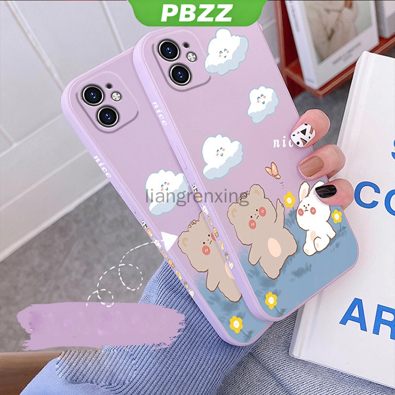 PBZZ เคส iphone 11 pro max iphone 12 pro max iphone 13 pro max 12 mini เคสโทรศัพท์ ซิลิโคนเหลว นิ่ม ป้องกัน เรียบ ป้องกัน กันชน – โปรปัง