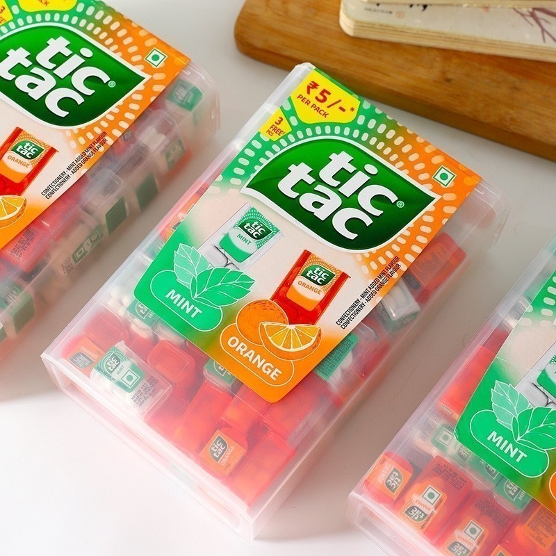 DADA Snack Shop DF1 Indian tictac Tick Mint รสส้มสารพัน Hard Candy ลมหายใจสดชื่น Lozenges Influencer