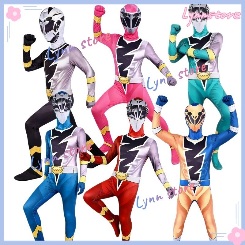 เด็ก/ผู้ใหญ่ขนาด RYUSOULGERS Master สีแดง KOH MELTO TOWA คอสเพลย์เครื่องแต่งกายไดโนเสาร์ Rangers Rol