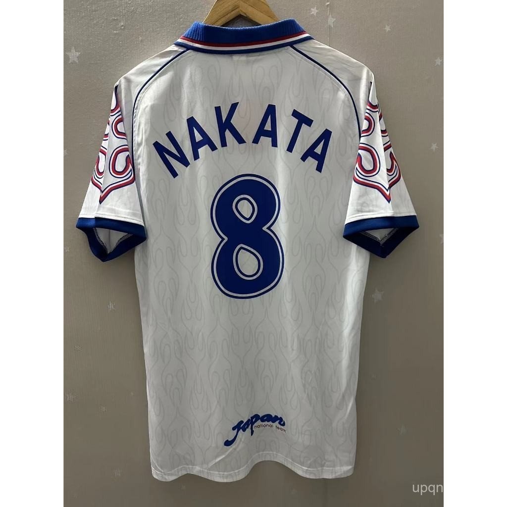 1998 Japan Away NAKATA NAKAYAMA เสื้อฟุตบอล 98 Retroabac