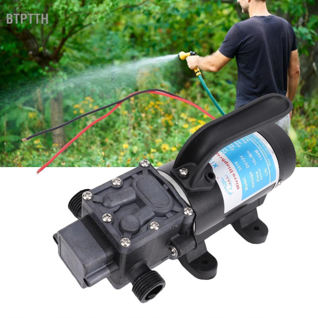 Btptth ปั๊มแรงดันน้ำแบบรองพื้นในตัว 130 เมตรหัว 45PSI 4GPM Booster อัตโนมัติสำหรับค่าย RV