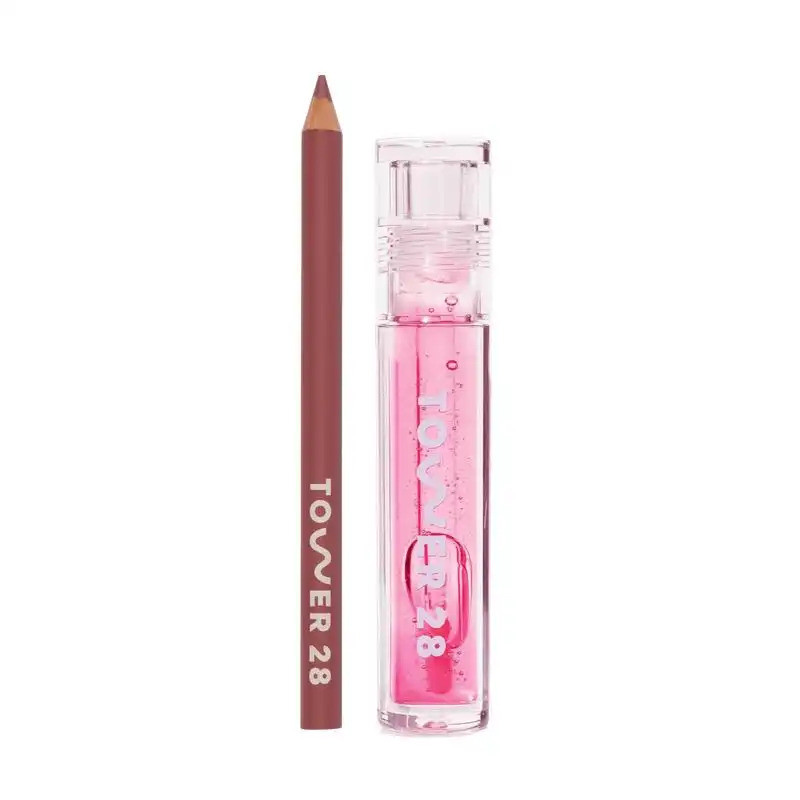 Tower 28 Line + Shine Lucky Lip Kit, Limited-Edition Lip Liner และ Gloss Duo พร้อมสูตร Creamy Longwe