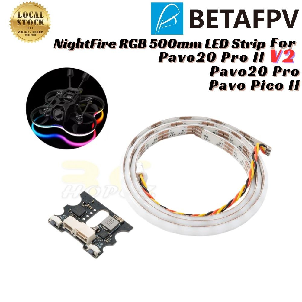 BetaFPV NightFire RGB LED Strip สําหรับ Pavo20 Pro II / Pavo20 Pro / Pavo Pico II BT-RGB