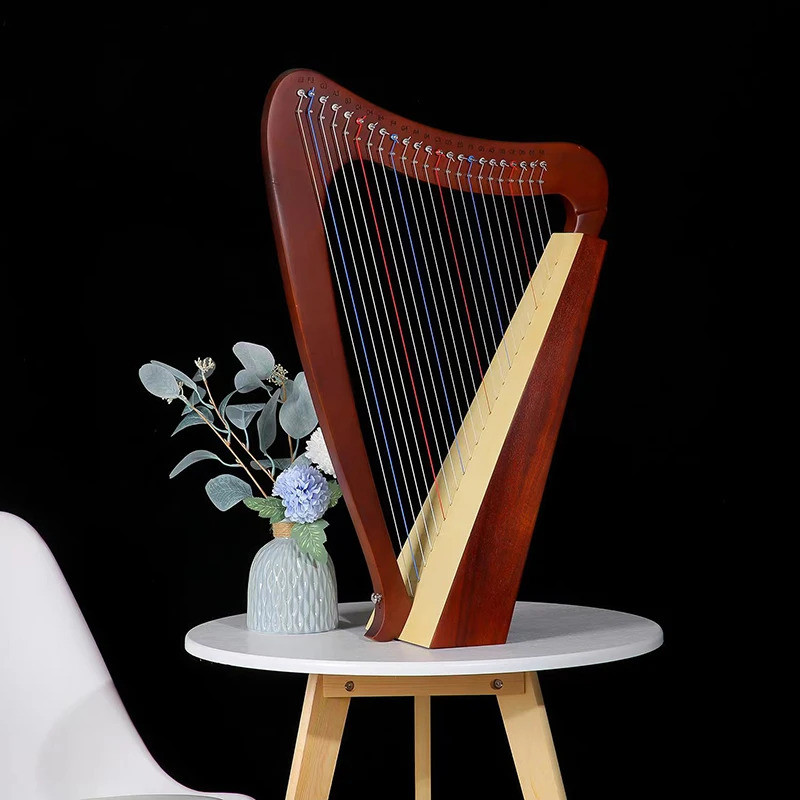 23 Strings Harp Irish Classical Mini Harp Handmade Music สําหรับนักเรียนเริ่มต้น