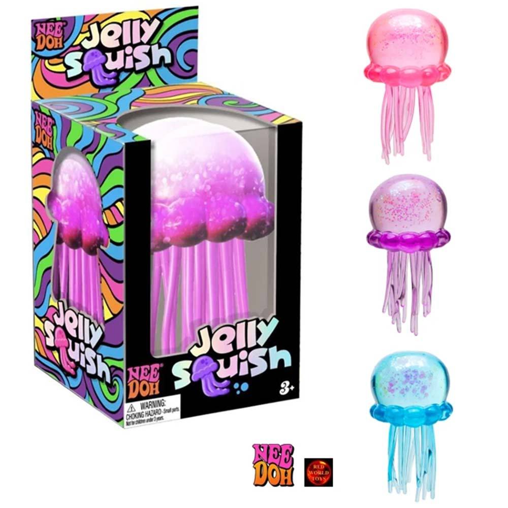 Needoh Octopus Pinch Music Release Stress Relieving Toy Fidget Toy