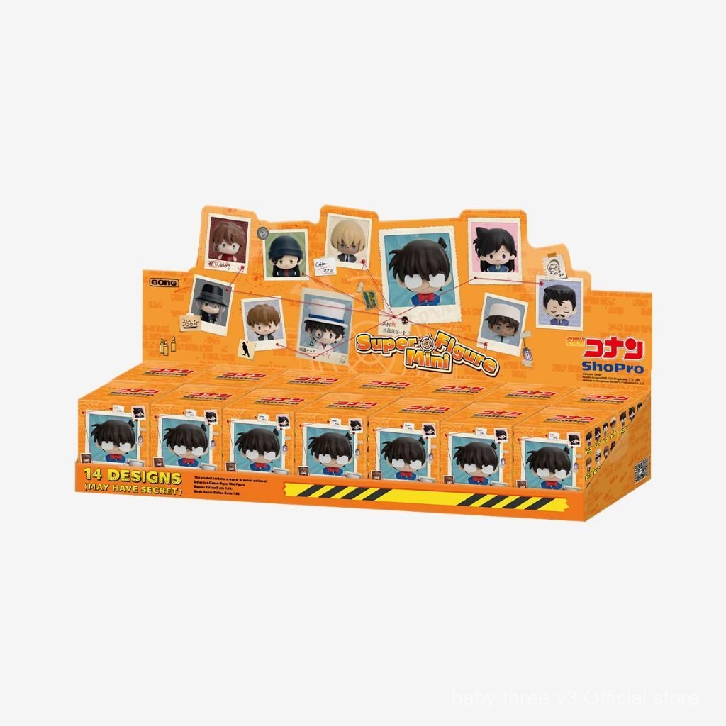 14pcs POPMART Resonance Detective Conan Mini Blind Box Conan Kudo Shinichi mini blind box OIXX