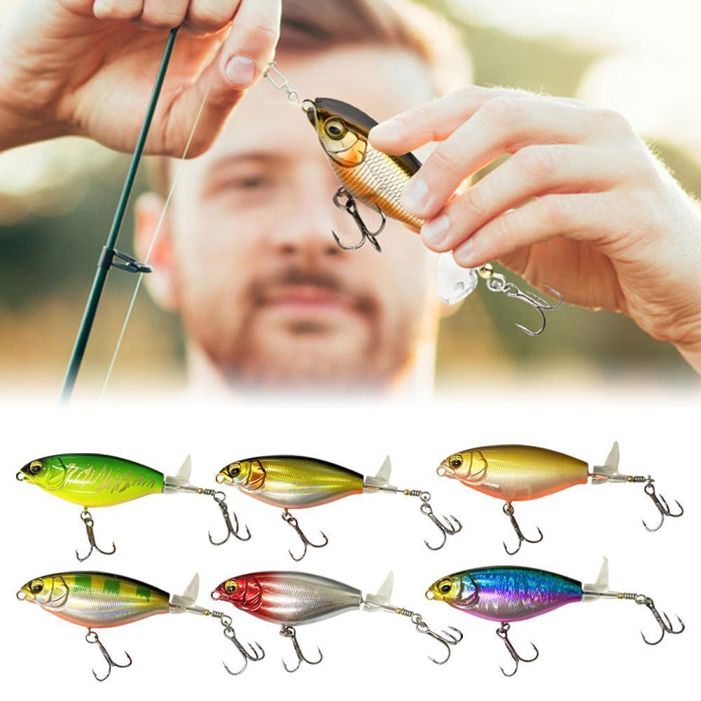 Topwater Fishing Lure 6.4g/11.9g Lure Bait Bionic Rocking เหยื่อทางไกลหล่อประดิษฐ์ M5a8