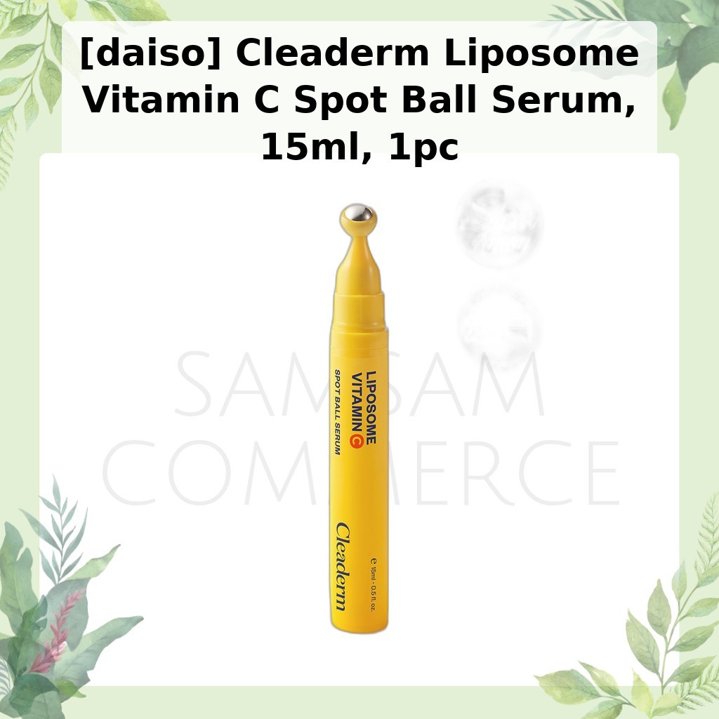 [daiso] Cleaderm Liposome Vitamin C Spot Ball Serum, 15ml, 1pc / Korean Spot Serum / Vitamin C Boost