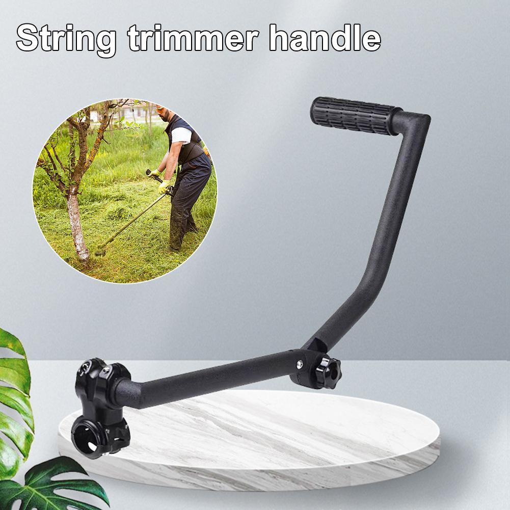อัพเกรดTrimmer Handle String Trimmer Handle Extension Ergonomic Back Saverสนามหญ้าTrimmer Handle Gri