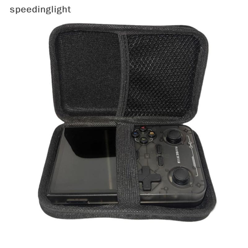 SPGH Portable R36S R35S R36pro Case เกมคอนโซล Anbernic RG34XX K36 กระเป๋าเก็บกรณี Shoproof Cover She