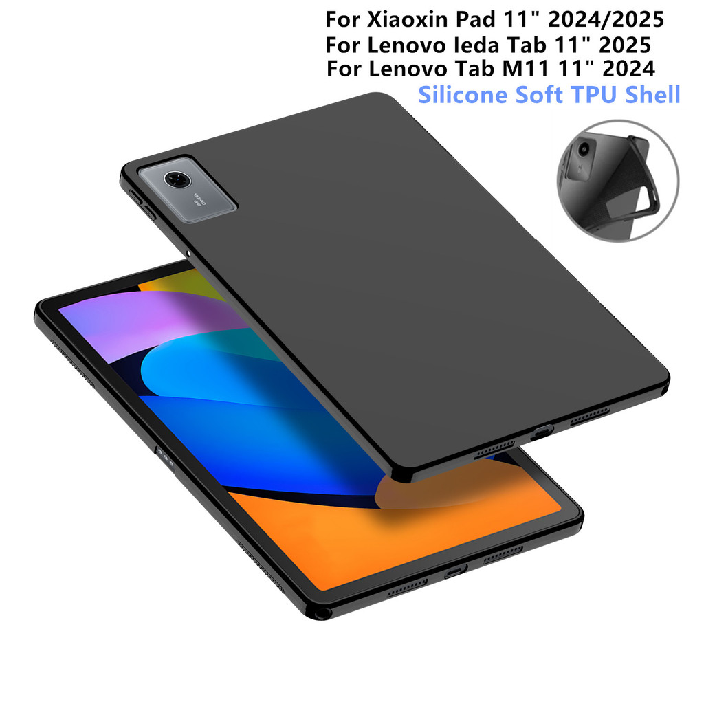 นุ่มTPUกลับสําหรับLenovo Idea Tab 11-นิ้วTB336FU/ZUซิลิโคนสําหรับXiaoxin Pad 11 2024 2025 Tab M11 11