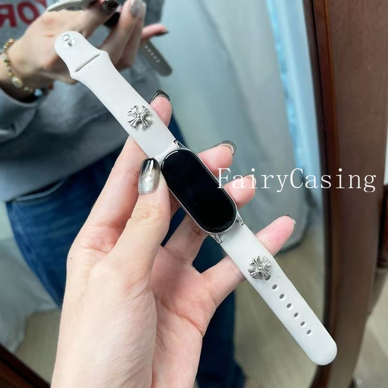 สายซิลิโคนใหม่สําหรับ Xiaomi Mi Band 10 9 8 7 Pro เปลี่ยนสร้อยข้อมืออุปกรณ์เสริมสําหรับ Mi Band 9 8 สายรัดข้อมือ active ราคา ถูกที่สุด ดีลบีเคเค แกลเลอรีภาพที่ 5