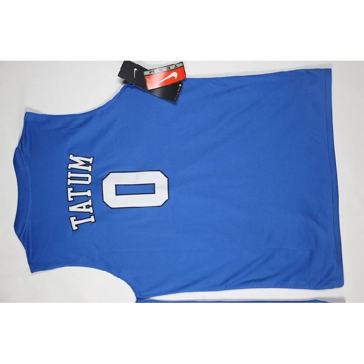 เสื้อยืดทีม Cletics หมายเลข 33 Jason Tatum สีฟ้า แบบ NCAA Duke University