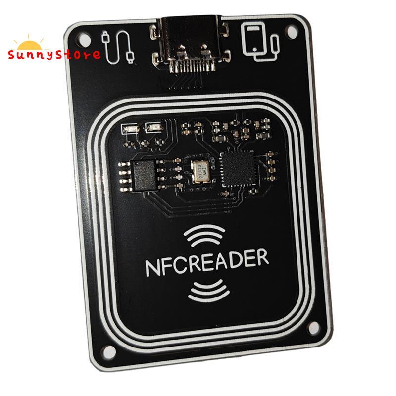 13.56Mhz PN532 PCR532 RFID UID UID GEN2 เครื่องอ่านการ์ด IC Wirter โมดูลประเภท C พร้อมซอฟต์แวร์