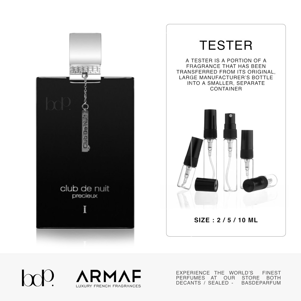 Club de Nuit Precieux 1 (TESTER แบ่งขาย) น้ำหอมอาหรับ UAE จาก Armaf