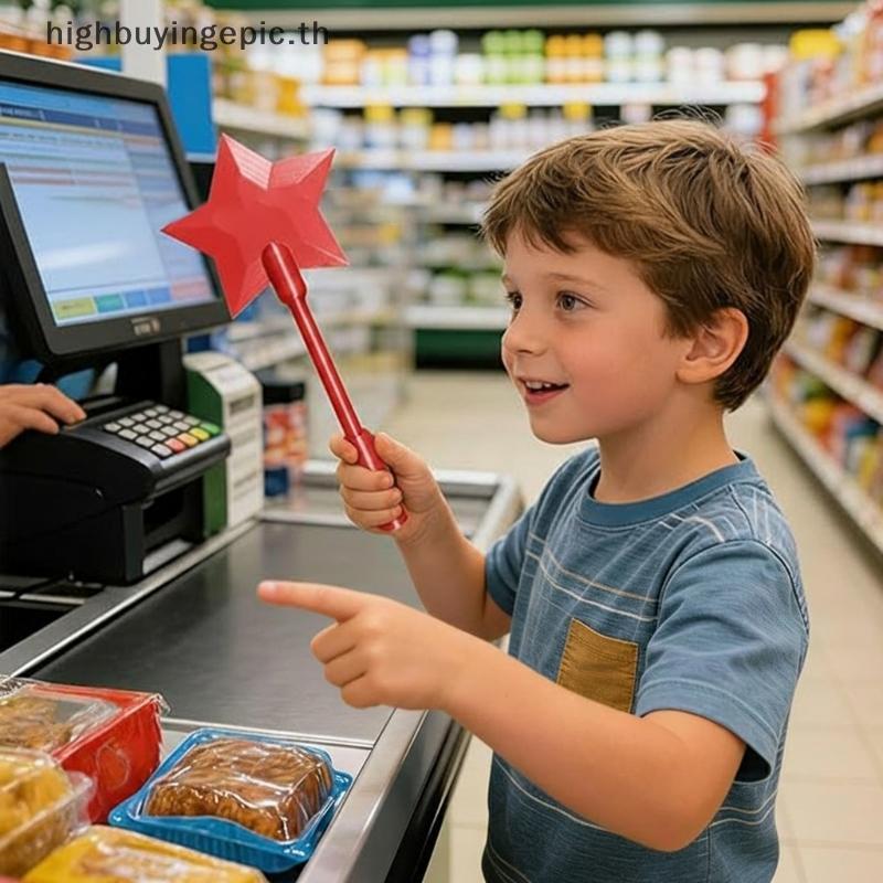 HETH 1 ชิ้น 3D พิมพ์ Star Wand Tap To Pay Star Magic Wand แบบพกพา Contactless การชําระเงินผู้ถือบัตร