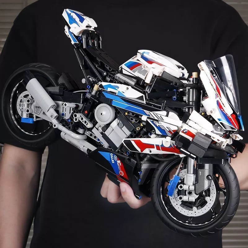 ชุดต่อเลโก้บล็อกมอเตอร์ไซค์ BMW M1000RR สเกล 1:5 thumbnail 7