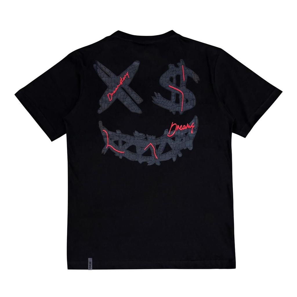 TSHIRT เสื้อยืดสีดํา VENOM สีดําพร้อม Venom Touch ขนาดปกติมีสไตล์สําหรับทุกวัน