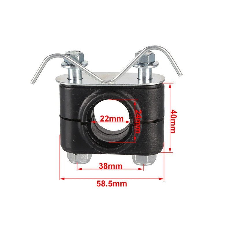 พวงมาลัยทิศทางคอลัมน์สนับสนุนบล็อก Risers อะแดปเตอร์พวงมาลัย Stem Bushing สําหรับ 50cc 90cc 110cc 12