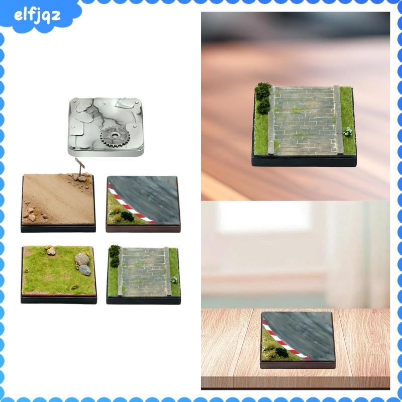 [elfjqz] 1/64 Scale Display Base โมเดลDiecast ขาตั้งจอแสดงผล Diorama Base Miniature Scene Base