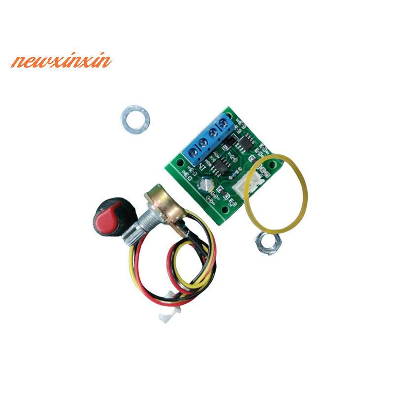 [NT-t] บอร์ดไดรเวอร์แบบปรับได้ DC มอเตอร์ควบคุมความเร็ว PWM 1803BK 1.8V 3V 5V 6V 12V 2A โมดูลควบคุมค