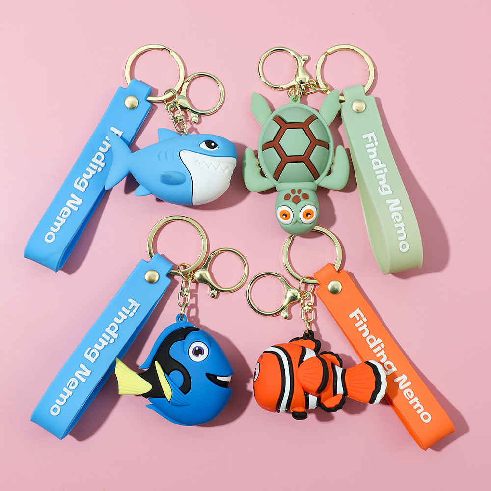 Finding Nemo พวงกุญแจการ์ตูน - จี้หุ่น Marine Life, พวงกุญแจ Nemo & Dory & Bag Charms สําหรับของขวัญ​