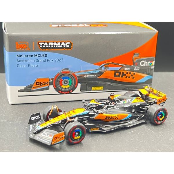 Tarmac Works McLaren MCL60 Australian Grand Prix 2023 Oscar Piastri