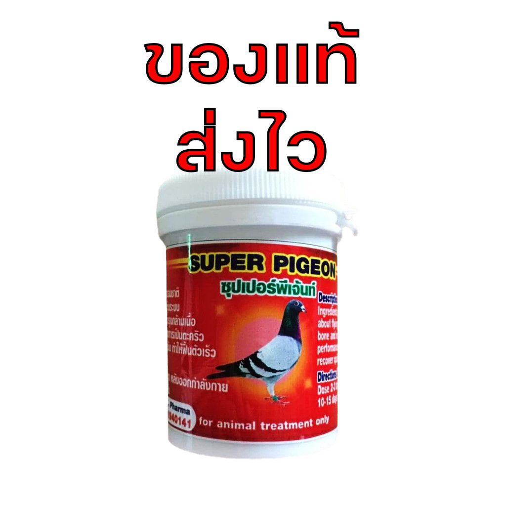 อาหารนก ซุปเปอร์พีเจ้นท์ พิราบ ซุปเปอร์ค็อก Super Cock Super Pigeon
