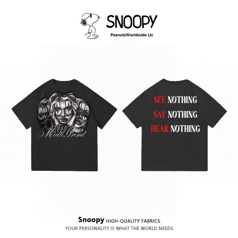 Street Collection - 3 STREET RULES - Street Fashion Clothing Men's And Women's shirt Cotton T-shirts