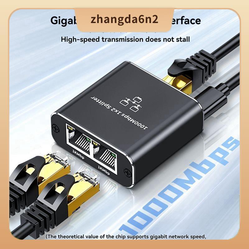 In Stock1 ใน 2 Out Gigabit Ethernet Splitter 1000Mbps ความเร็วสูง RJ45 เครือข่ายสายต่อ Cat5/5e/6/7/8