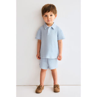 H&M(เอชแอนด์เอ็ม) ชุดถักพอยน์เทล 2 ชิ้น เด็กทารก 1319617_1