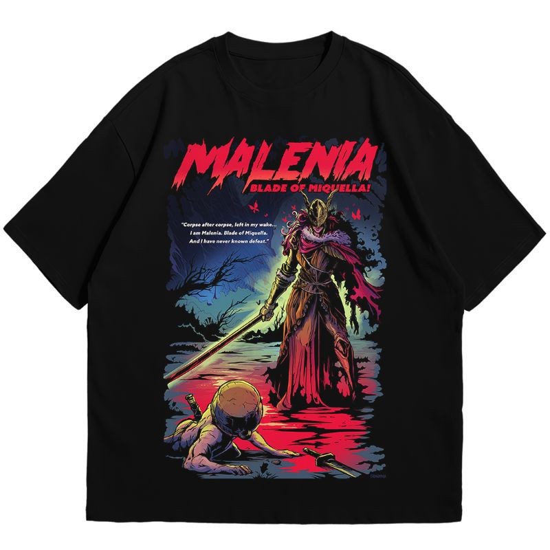 【🍊เสื้อยืด】 Malenia ELDEN RING | เสื้อยืดเกมพีซี | ผ้าฝ้ายพรีเมี่ยม T SHIRT