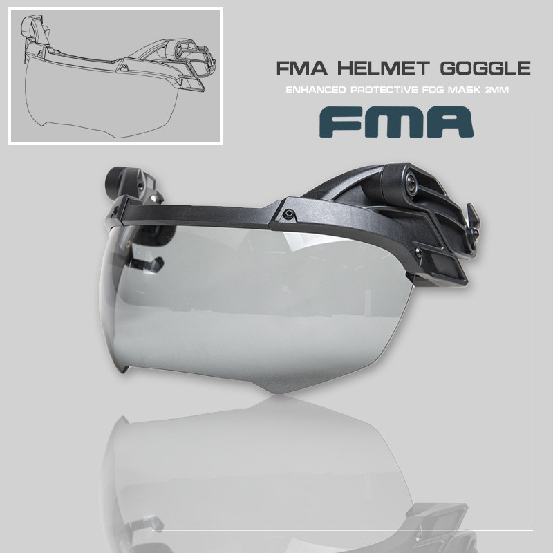 FMA Helmet goggles OP Tactical Goggles FAST Series of transparent lenses