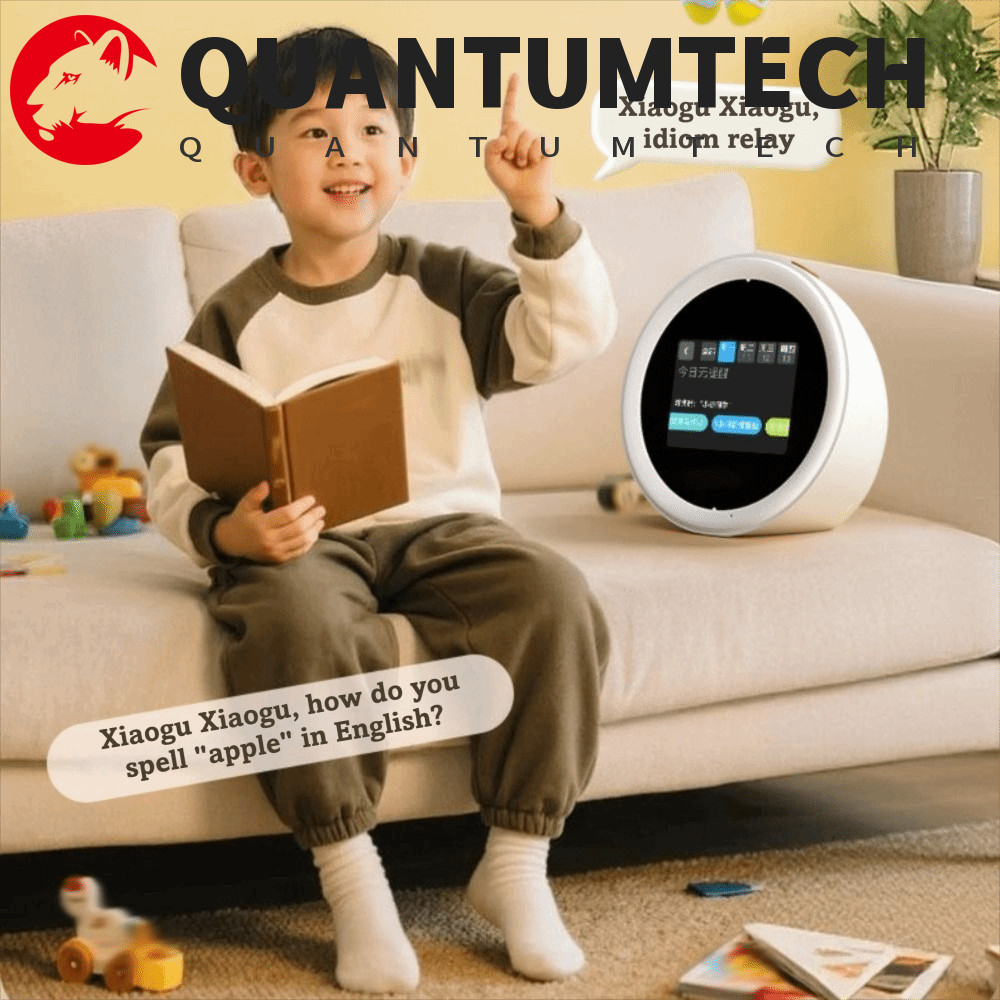 QUANTUMTECH N2 นาฬิกาปลุกอัจฉริยะ, ตัวจับเวลาแบบวินัยในตนเอง AI เทคโนโลยี AI ลําโพง, ลําโพงจับเวลา A