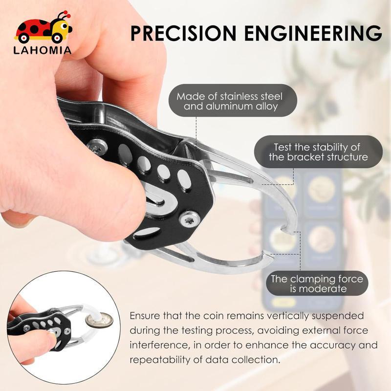 [Lahomia] Compact Coin Pinger Validation Kit ใช้งานง่ายสําหรับ UK Challenge Coin Token Wallet Holder