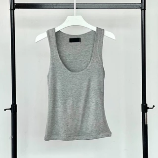 Bella Shop เสื้อกล้ามผู้หญิง สื้อสายเดี่ยวไม่มีแขน สไตล์สลิมฟิต ผ้านิ่มเด้ง สไตล์แคชชวลแบบเกาหลี