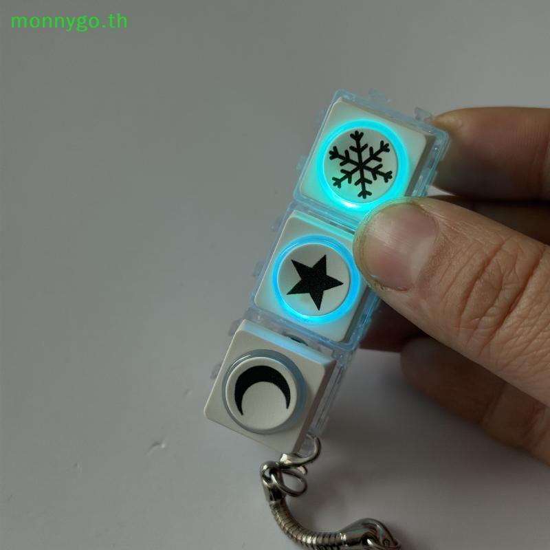 Monnygo Keycap Clier พวงกุญแจตาแมวสําหรับผู้ที่ชื่นชอบคีย์บอร์ดที่มีความเครียดบรรเทาและคุณสมบัติ Fid