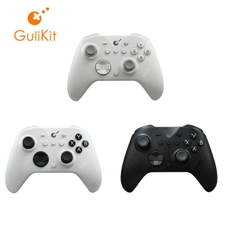 Gulikit ES/ES PRO คอนโทรลเลอร์ไร้สายสําหรับ NS2 บลูทูธสําหรับ Windows อุปกรณ์เสริมเกม Android สีดํา/