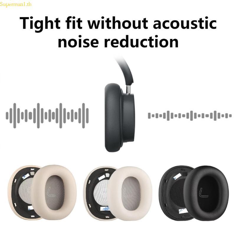 Best Soft Protein Leather Replacement Earpads สําหรับ LS880NB WH950NB หูฟังแผ่นรองหูฟังครอบคลุมสีเสร