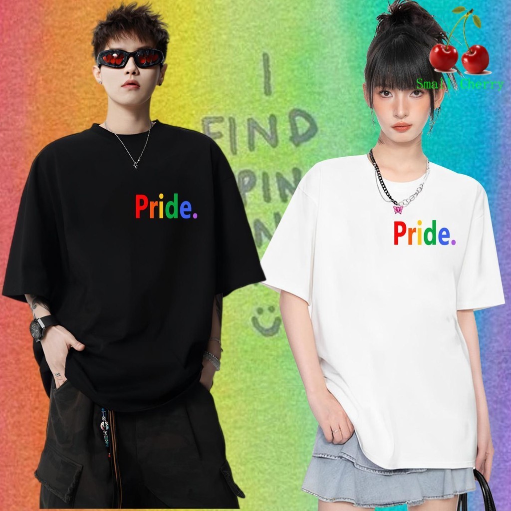 【HOT】Pride Month Gay Lesbian Rainbow เสื้อยืด #004 Pride Month ลายพิมพ์เสื้อคอกลมแบบแฟชันลำลอง S-5XL