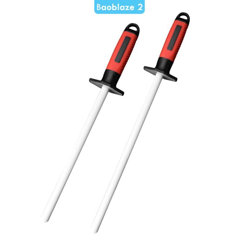 [baoblaze2] Honing Rod Sharpening Rod เซรามิคมีดเชฟ Sharpener Bar Sharpener อุปกรณ์ครัว Chefs เครื่อ