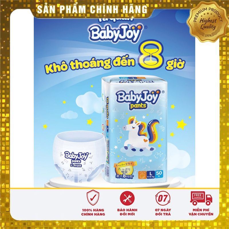 ราคาดี - คอมโบ 2 ชิ้น/100 กางเกง Baby Joy บางโปร่งเพียง 2mm ผลิตในเวียดนาม