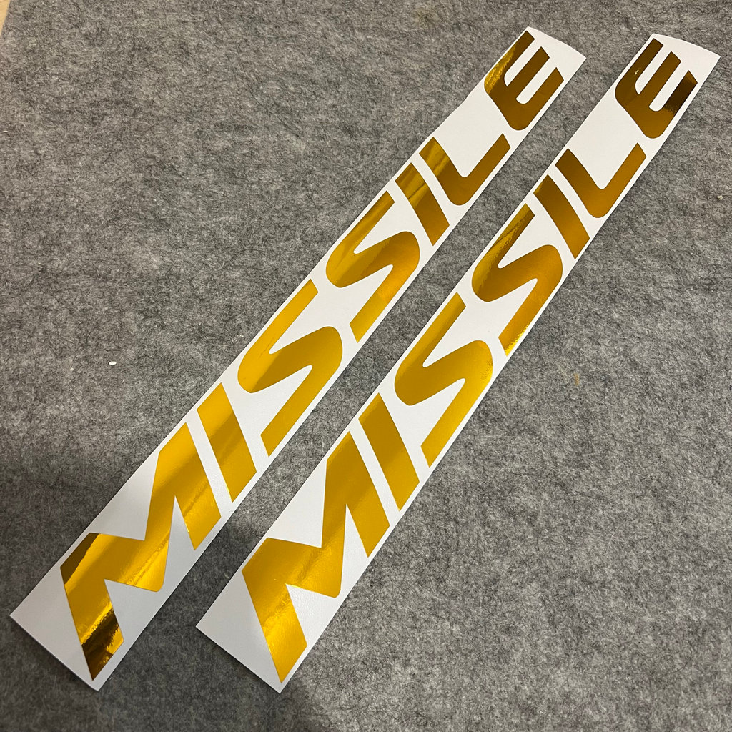 MISSILE MISSILE Road Bike Mercury Neptune กรอบโลโก้สติกเกอร์เปลี่ยนสีกันน้ําไม่มีกาว