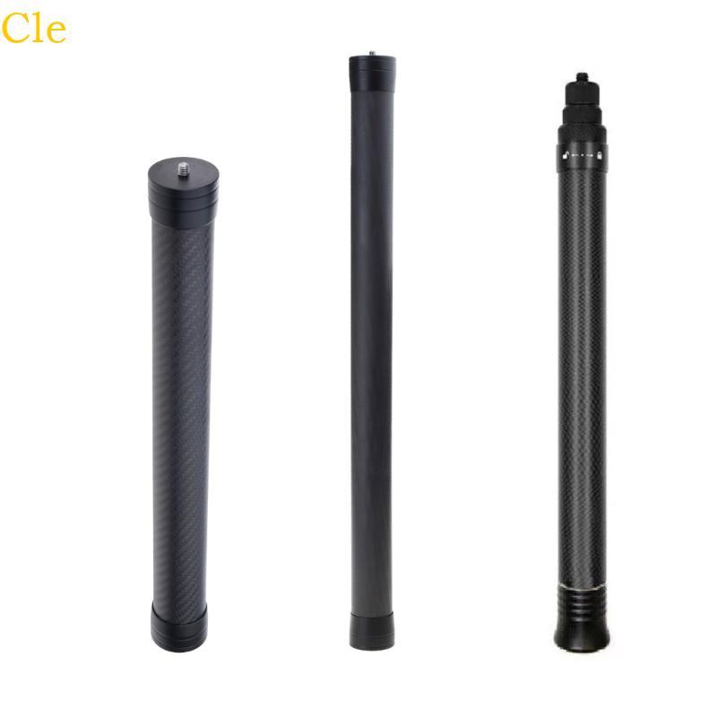 Cle คาร์บอนไฟเบอร์ Extension Pole ขยาย Rod Handheld Stick Gimbal Handle Grip สําหรับ Ronin S Zhiyun 