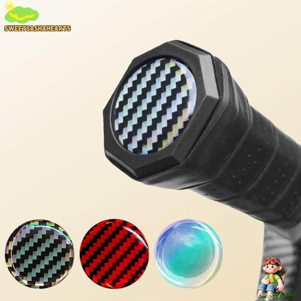 SWEE 2 ชิ้น Pickleball Paddle Butt Cap Cover,ไม่มีรอยต่อ Luminous Butt End สติกเกอร์,สไตล์ 30 มม.ขนาดความคิดสร้างสรรค์ Decal Pickleball Paddle Decor การฝึกอบรมทุกวัน
